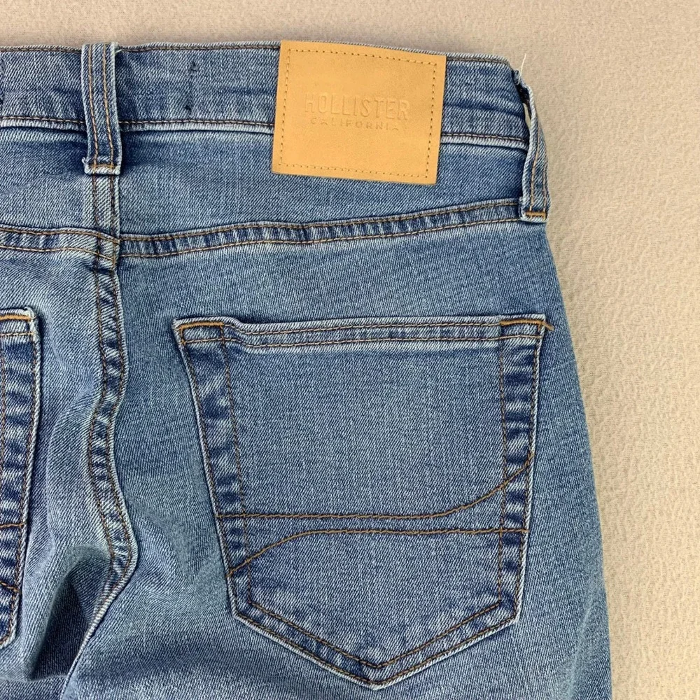 Hollister Skinny Jeans Women 29x32 Blue Denim Casual Advanced Stretch Comfort